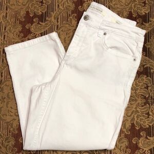 Jones New York Crop Jeans Size 12/31 Solid White